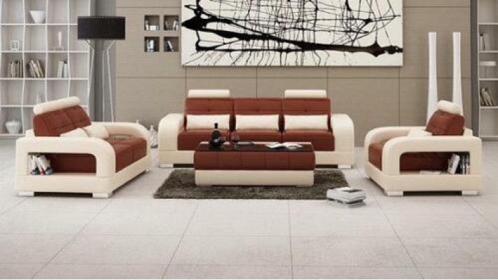 Sofa Couch Polster Wohnlandschaft Sitz Möbel Set Garnitur 3+2+1 Couchen