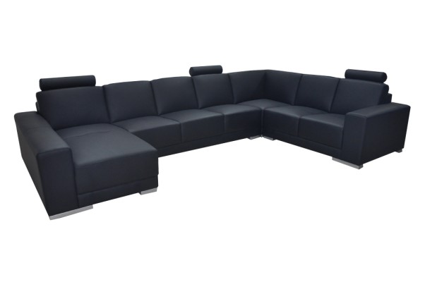 Eck Sofa Polster Eck Sofas Wohn Zimmer Landschaft Designer Couchen Textil + USB