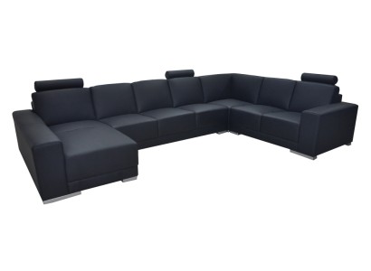 Eck Sofa Polster Eck Sofas Wohn Zimmer Landschaft Designer Couchen Textil + USB