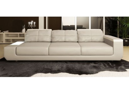 Sofa 3-er Sofas Luxus Kunstleder Couchen big Polster Designer Möbel Dreisitzer