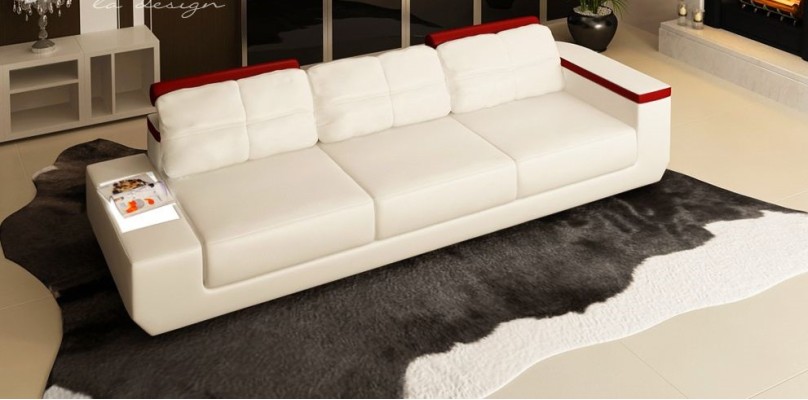 Sofa 3 Sitzer Textil Sofas Couch Polster Luxus Sofa Modern Stil Big xxl couchen