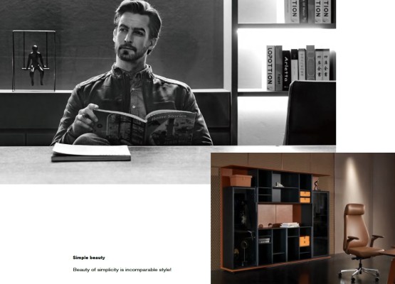 Набор для письменного стола 3 предмета. Офисный гарнитур стол Шеф шкаф Кресло. Установка