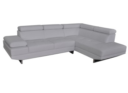 Ecke Leder mit USB Modern XXL Couch Wohnlandschaft Ledersofa Sofa L-Form B2003