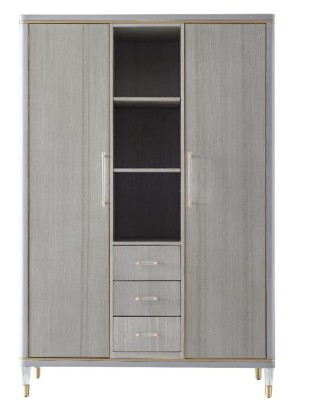 Кровать Тумбочка Комод 4-частный набор декора для спальни Дизайн Современный Роскошный