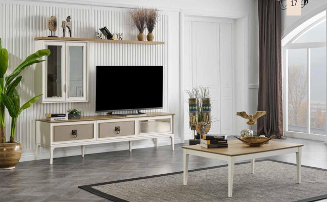 Стенка для гостиной, ТВ-тумба, комплект гарнитуры, комод, журнальный столик, гостиная 2 части.