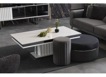 Luxus weißer couchtisch holz couchtische tisch design tische Möbel Holz