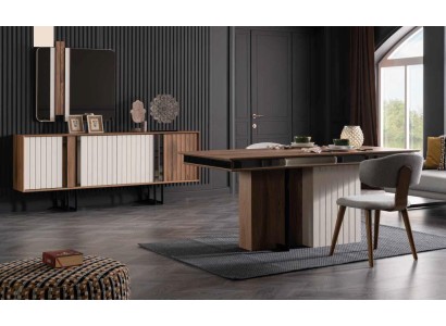 Комод с дверцами Дизайнерский Люкс Дерево Коричневый Комод Современный Шкаф Новый