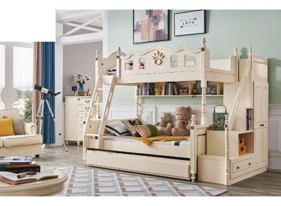 Etagenbett Bett Doppelstock Hochbett Kinder Betten Holz Klassische Möbel Zimmer