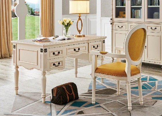 Письменный стол Кресло Офис Классическая офисная мебель Мебель Стол 2-х частей Новый