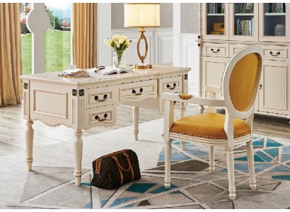 Письменный стол Кресло Офис Классическая офисная мебель Мебель Стол 2-х частей Новый
