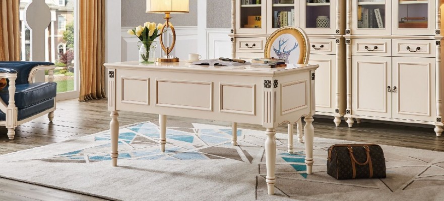 Письменный стол Кресло Офис Классическая офисная мебель Мебель Стол 2-х частей Новый