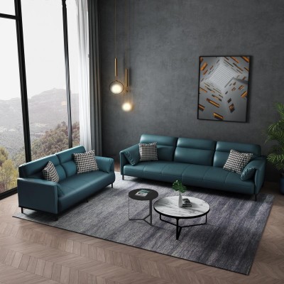 Sofa 3 Sitzer Ledersofa Couch Wohnlandschaft Garnitur Design Modern Sitz