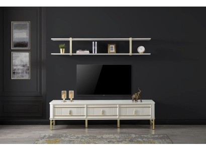 ТВ-стойка комод ТВ-стойка Деревянный стол Полка на стену современный дизайн новый