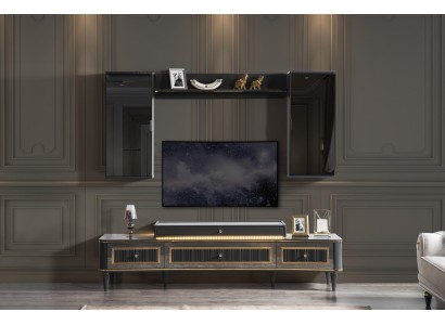 rtv Lowboard tv Ständer Sideboard Kommode Wohnzimmer Modern Holz Design Möbel