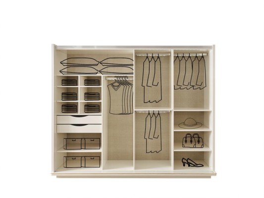 Современный набор для спальни: диван, шкаф, 2 прикроватных столика, 4 предмета мебели.