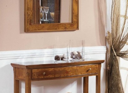Итальянская мебель 2-х предметный набор мебели Стиль StileElisa Sideboard Зеркало Деревянная консоль