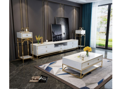 Modernes Design Wohn Wand Wohnzimmer Sideboard RTV Regal