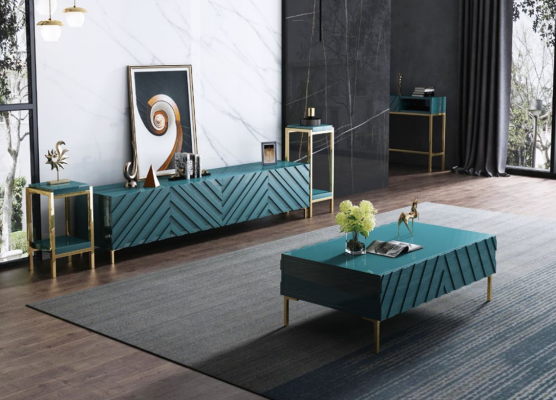 Дизайнерский комод-антресоль низкий шкаф для гостиной, декоративная полка из металла.