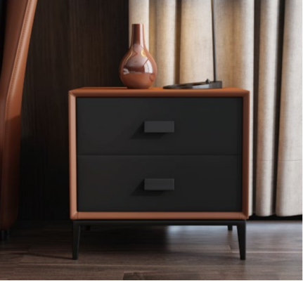 Итальянская спальня Кровати Стиль Мебель дизайнерская кровать + 2 тумбочки