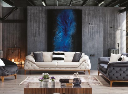 Chesterfield с деревянным текстильным диваном, комплектом для сидения 331, обивкой.