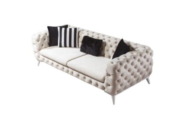 Sofa 3 Sitzer Weiß Luxus Möbel Chesterfield Möbel Italienischer Stil