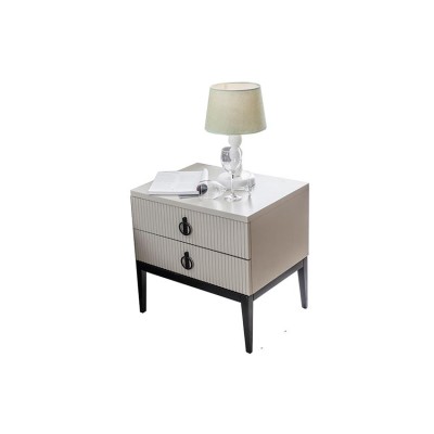 Серая спальня Кровать + 2x Прикроватные тумбы Тумбочки Кровати 3 предмета. Новое