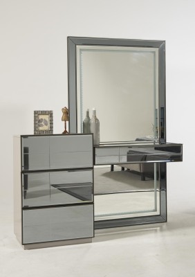 Роскошная спальня 8 предметов Комплект мебели Кровать Тумбочка Шкаф Новая.