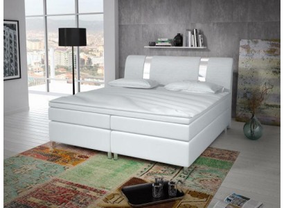 Кровать Boxspring отеля Box с матрасом Visco и кожаным матрасом двуспальная кровать