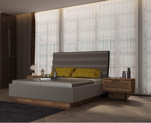 Лофт спальня кровать 2xтумбочки шкаф роскошный комплект дизайна мебели новый