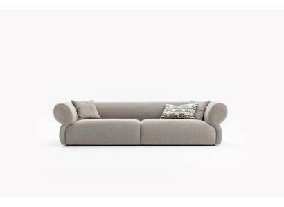 Sofa 3 Sitzer Beige Sofa Luxus Wohnzimmer Modern Design Polsterstoff Neu