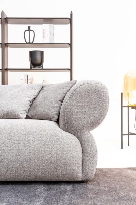 Sofa 3 Sitzer Beige Sofa Luxus Wohnzimmer Modern Design Polsterstoff Neu