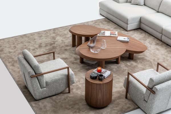 Sessel Wohnzimmer Möbel Design Modern Polster 1 Sitze Relax Grau Club