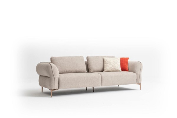 Sofa Beige Wohnzimmer Sofas Couch Design Modern Stil Couchen