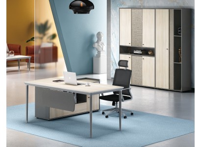 Письменный стол Шкаф для документов Офисная мебель Столы Столы Набор из 2 предметов.