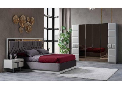 Дизайн спальни Мебель Шкаф Комплект кровати Комплектация 4 предмета.