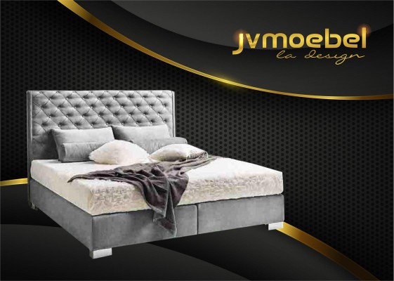 Chesterfield Boxspring кровать текстиль Мебель для спальни Современные кровати Ткань Новый