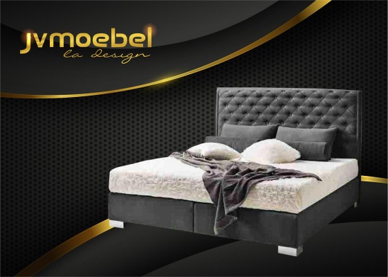 Chesterfield Boxspring кровать текстиль Мебель для спальни Современные кровати Ткань Новый