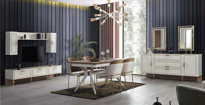 ТВ шкаф Итальянская мебель Комод для гостиной Роскошный сайдборд