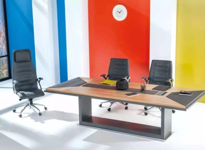 Комфортный стильный конференц-стол письменный стол офисная мебель из дерева