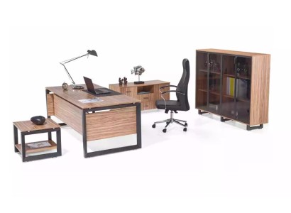 Мебель для офиса, письменный стол, комод, шкаф для документов, журнальный стол, комплект мебели из 4 предметов.