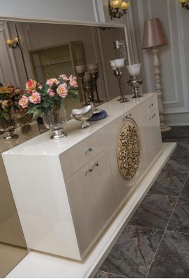 Роскошный буфет xxl буфет комод стол шкаф белого цвета