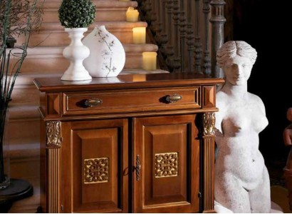 Классический настенный шкаф, сервант, деревянный буфет, витрина, шкаф роскошной мебели