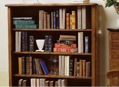 Шкаф-витрина для гостиной книжный шкаф комод классическая мебель полки деревянные.