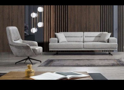 Sofagarnitur 3+1 Sitzer Garnitur Sofa Sessel Sofas Polster Couch Modern Design
