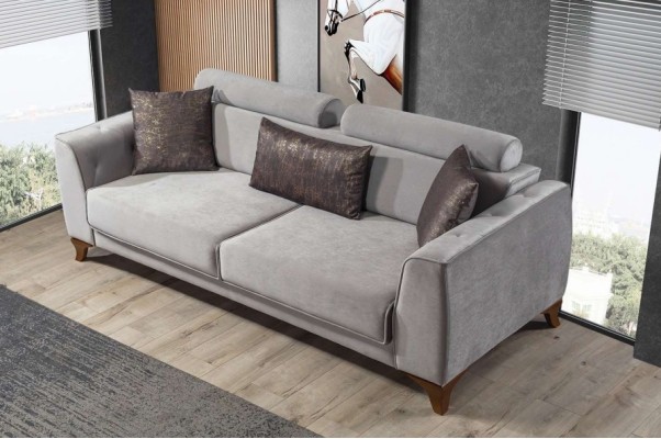 Sofa 3 Sitzer Design Sofas Polster Sitz Design Dreisitzer Modern Stoff Möbel Neu