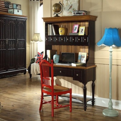 Офисное оборудование стол компьютер мебель офис деревянная мебель столы стул набор из 2 предметов.