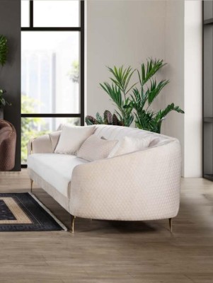 Luxus Wohnzimmer Couch Sitzgarnitur Braun Beige Set 3+3+1 Sitzgruppen