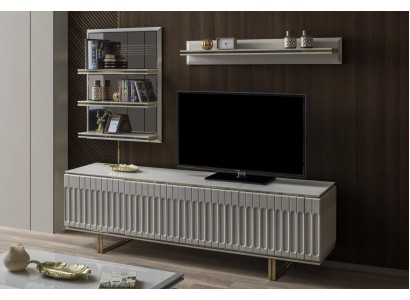 Luxus tv -Ständer Wohnzimmer rtv Lowboard Sideboard Kommode Wohnwand Modern Neu