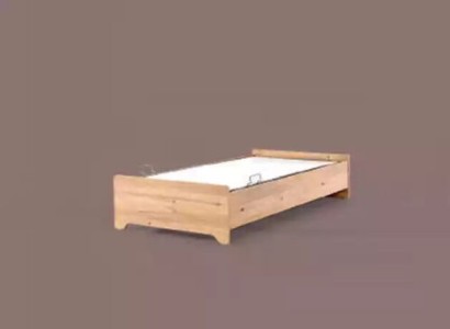 Современная детская кровать коричневая ткань кровать детской комнаты новинка 100x200см.