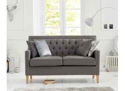 Диван Chesterfield Sofa Couchen обитый тканью, 2-местный.